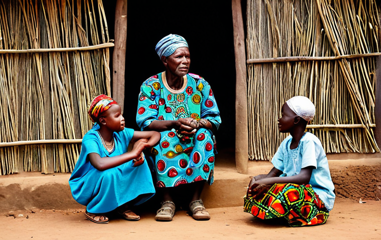 중앙아프리카 공화국의 독특한 법률 - Family Dispute Resolution**

"A multi-generational family, fully clothed in modest, colorful African...