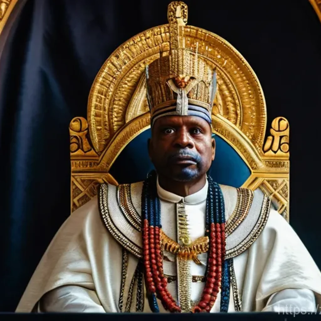 중앙아프리카 공화국 대통령 리스트 - **Image Prompt: The Grandiose Coronation of Emperor Bokassa I**
"A full shot of Jean-Bédel Bokas...